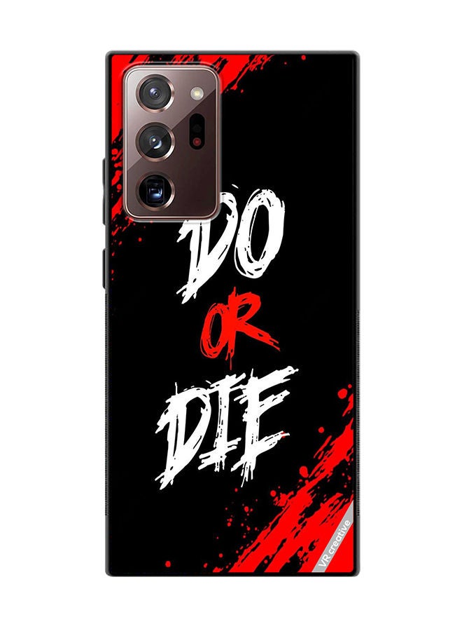 VR CREATIVE Protective Case Cover For Samsung Galaxy Note20 Ultra 5G Do Or Die Design Multicolour - Image 1