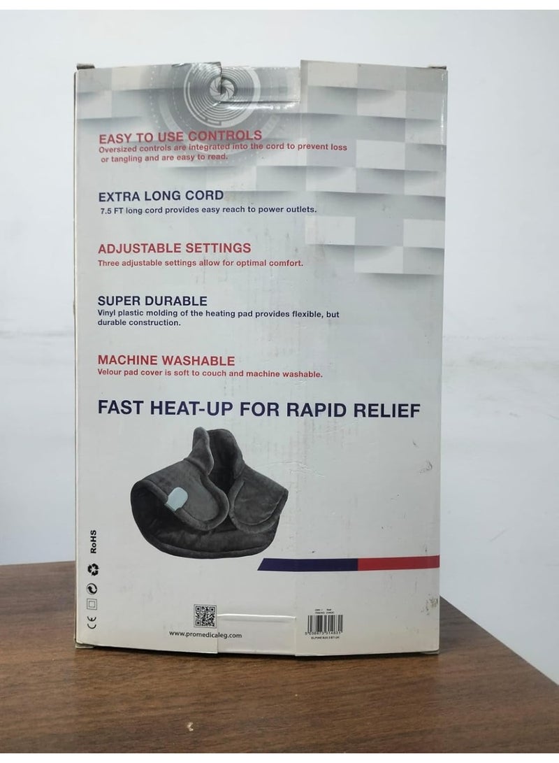 PRIMA Professional Electric Shoulder Heating Pad - Therapeutic Heat Wrap for Neck and Muscle Pain Relief with Ergonomic Design - Image 4