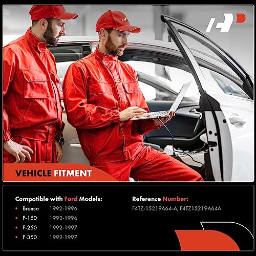 A-Premium Door Latch Assembly w/Cable Compatible with Ford F-150/F-250/F-350 1992-1997, Lobo 1997, Bronco 1992-1996, Front Right Door Lock Latch Actuator Motor Cable, F2TZ15219A64A, F2TZ1521812A - Image 5