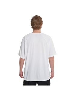 Athlex Men's T-shirt White, Termit, Loose Fit, Durable Synthetic-Fiber Blend, Comfortable and Stylish for Active Lifestyles  - Image 3