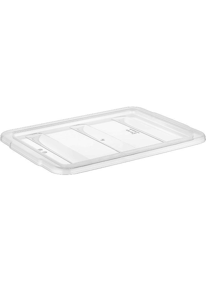 GastroPlast Cutlery Box Tray With 6 Compartments - Grey Polypropylene Bpa-Free  - Image 4