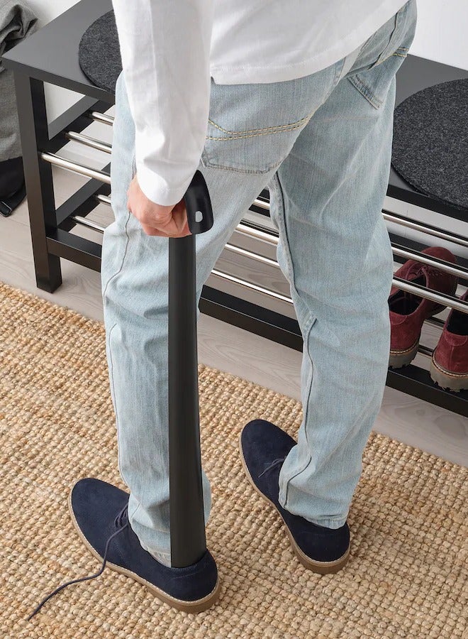 Shoehorn, Steel Metal [Black] - 86 cm - Image 4