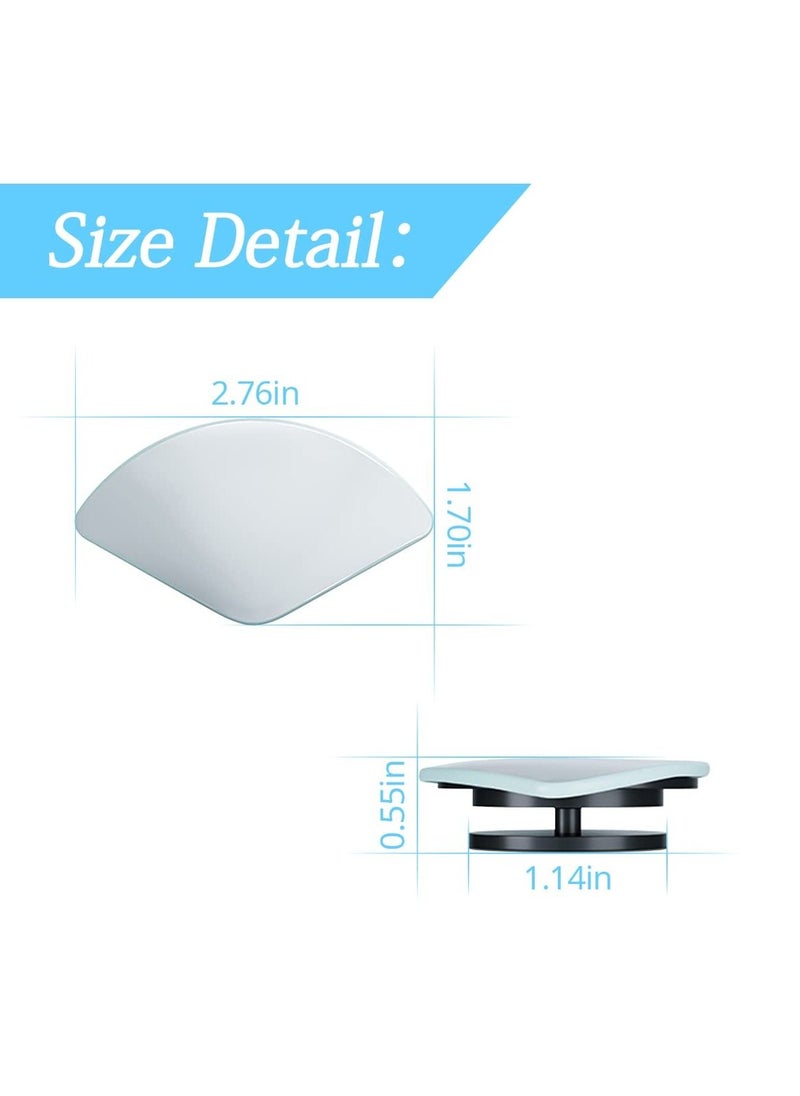 Generic - Car Blind Spot Mirror, HD Convex Glass Angle Adjustable for Side Rearview Mirrors, Small Round Mirror, Fan Shaped Frameless Rotatable Wide Angle, for SUV, Truck, Vehicles Reversing (2PCS) - Image 1