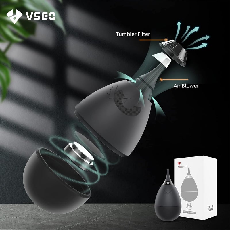 VSGO Camera Air Blower with Filter Compressed Air for for Nikon, Sony, Canon Lens and Sensor Cleaning, Tumbler Design(V-B01E) - Image 2