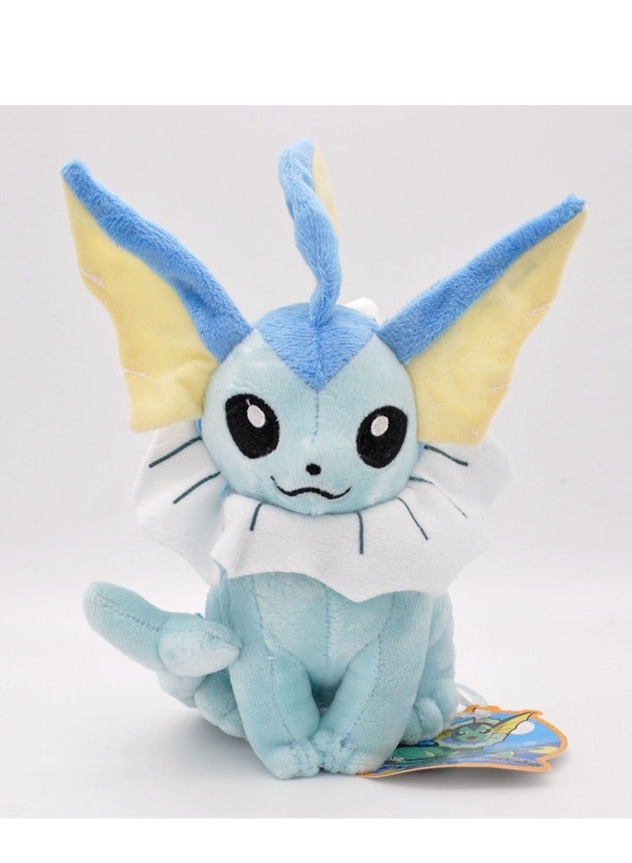 Pokémon Seated Water Eevee Plush Doll, Charming Pokemon Water Eevee Plush Toy Doll, perfect for home décor, the best gift for loved ones - Image 1