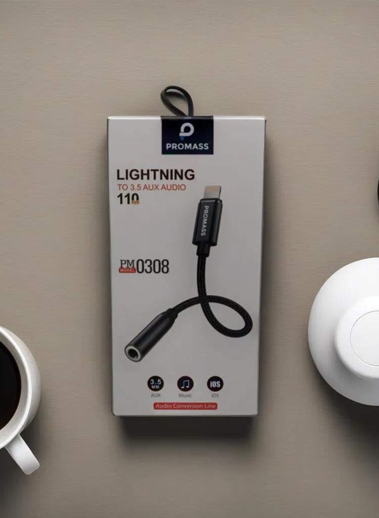 بروماس أطلق العنان لتجارب صوتية مذهلة مع كابل الصوت AUX من Lightning إلى 3.5 مم - Image 1