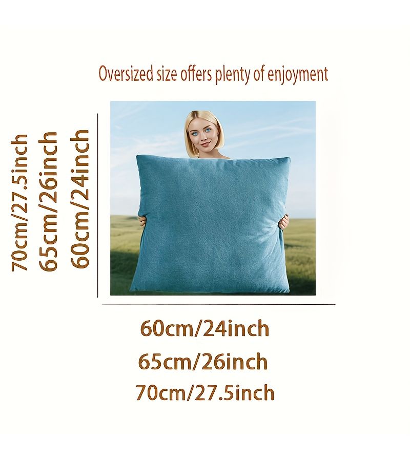 Red 27.56 Inch Ultra Soft Crystal Plush Pillow Covers 3 Pack Machine Washable - Image 1