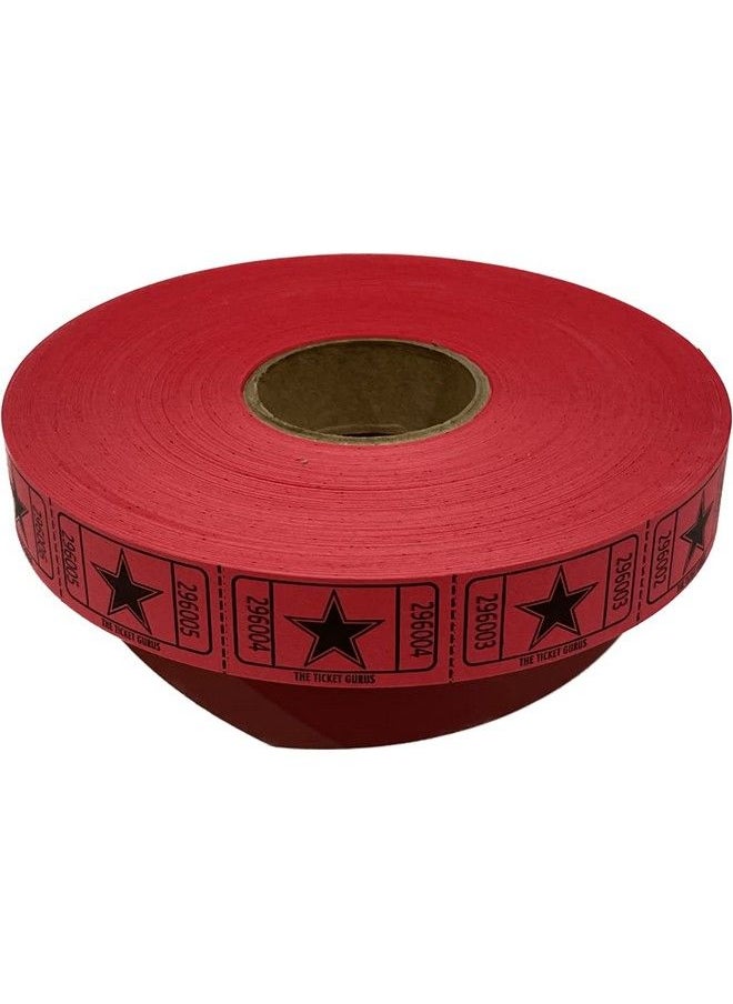 Roll Of 2000 Red Star Tickets Single Roll Consecutively Numbered Raffle Tickets - pzsku/Z1014DE77CAD10E252D23Z/45/_/1693829637/0d2fbdb0-a553-4161-ad87-ac7db2715a6f