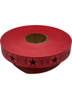 The Ticket Gurus Roll Of 2000 Red Star Tickets Single Roll Consecutively Numbered Raffle Tickets  - Image 2