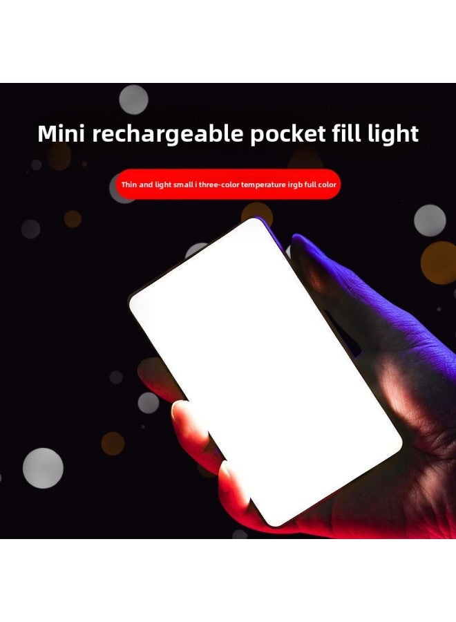 Customized Large Rgb Flap Pocket Pants Light Portable Camera Fill Light Photography Slr Mobile Phone Lighting Beauty Handheld Light-Specification:Rgb Pocket Light Plus (ay-84)  - Image 3