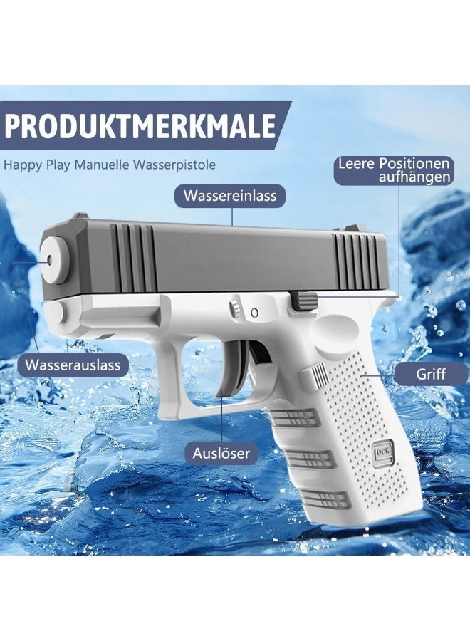 مسدسات مائية صغيرة رائعة، مثالية لألعاب الماء في حمامات السباحة الصيفية وعلى الشواطئ، ومناسبة للأولاد والأطفال للعب في الماء في الهواء الطلق. - Image 4