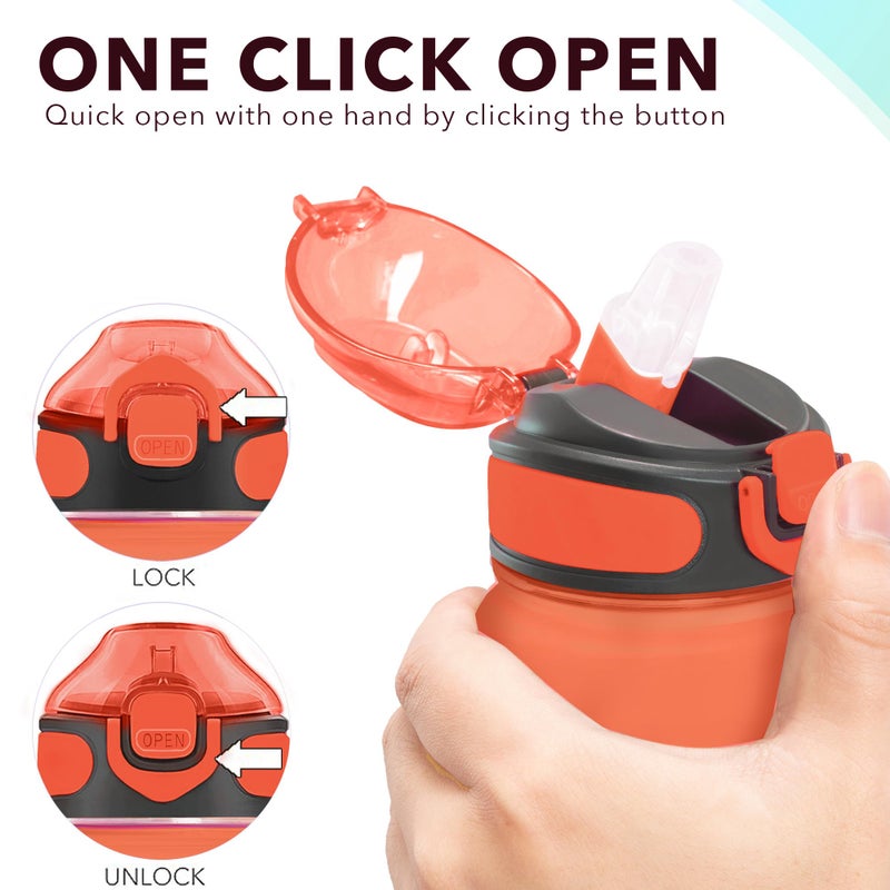 Enerbone 32 oz Drinking Water Bottle with Times to Drink and Straw, Motivational with Carrying Strap, Leakproof BPA & Toxic Free, Ensure You Drink Enough Water for Fitness Gym Outdoor - Image 5