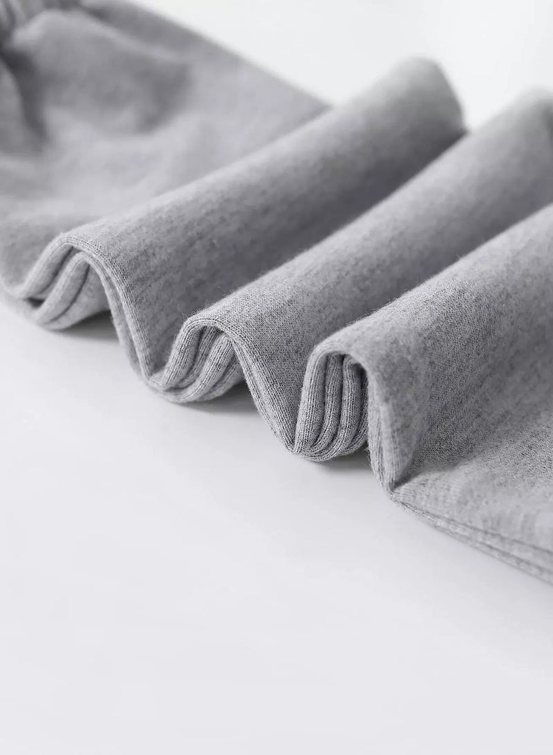 Baby 3pcs Solid Elastic Waist Sweatpants  - Image 4