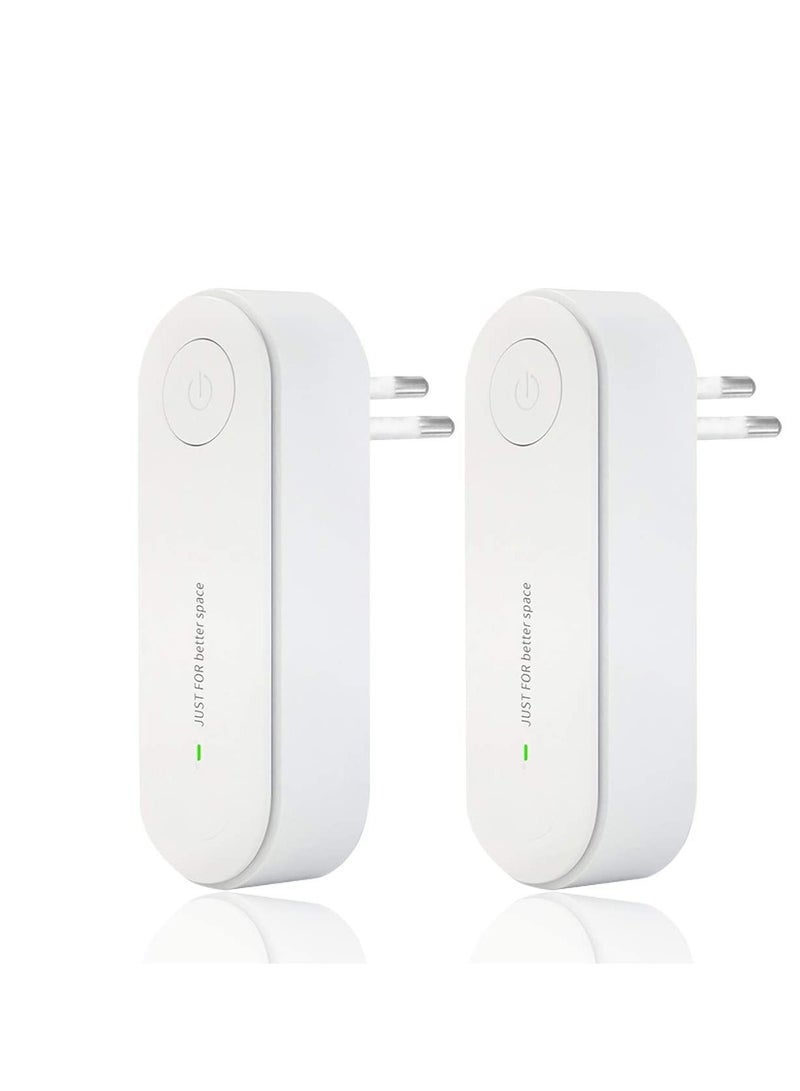 SYOSI Mosquito Repellent Electronic Ultrasonic Pest Repeller Plug in for Insects Indoor Pest Control for Living Room Garage Office Hotel (White 2Pcs) - Image 1