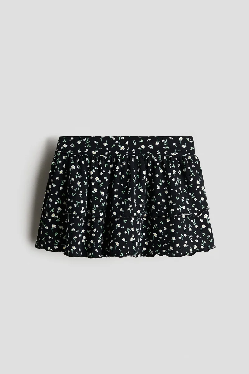 H&M Tiered foldover-waist skirt