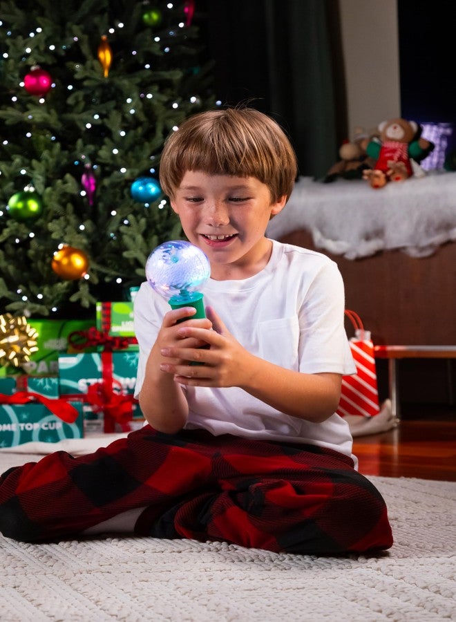 Cool Things Corp Jumbo Snowball Light Up Christmas Spinners LED Spinning Wand Toy, Sensory, Stocking Stuffer, Party Favor for Kids & Adults (Christmas Tree) - Image 5