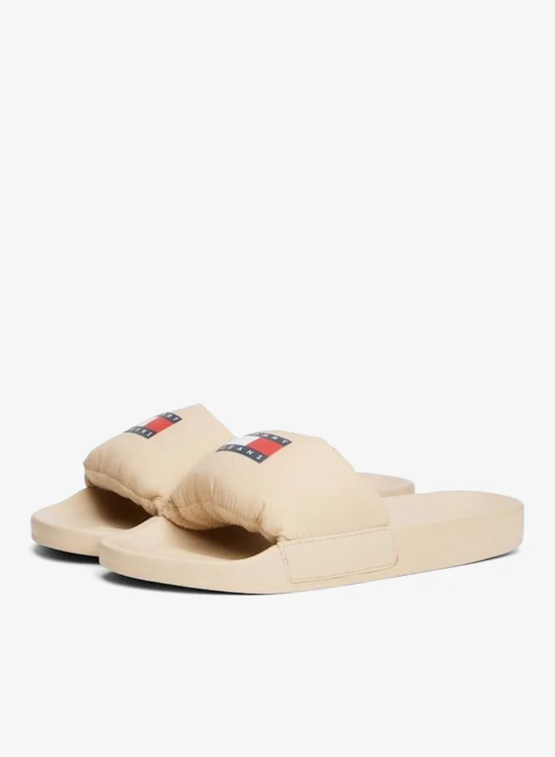 TOMMY JEANS Beige Comfy Pool Slide for Women | Best Price UAE