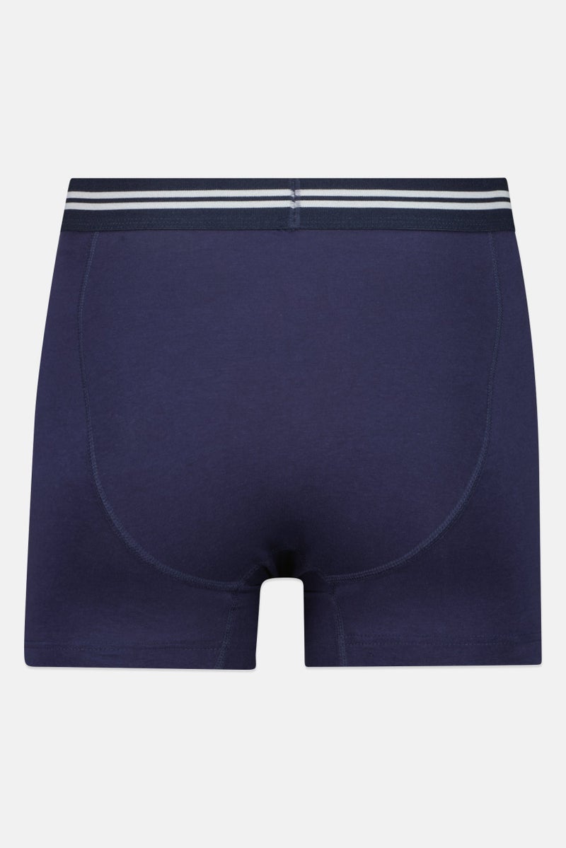 Threadbare Men 3 Pcs Brand Logo Boxer Briefs, Navy - Image 2