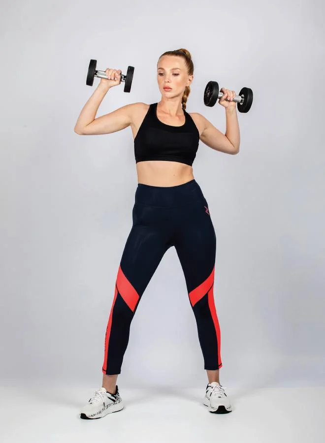 ZAECY Women's Mid-Rise Crop Leggings