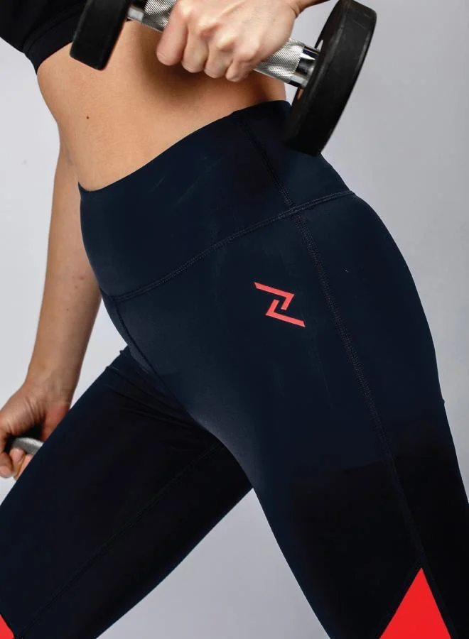 ZAECY Women's Mid-Rise Crop Leggings