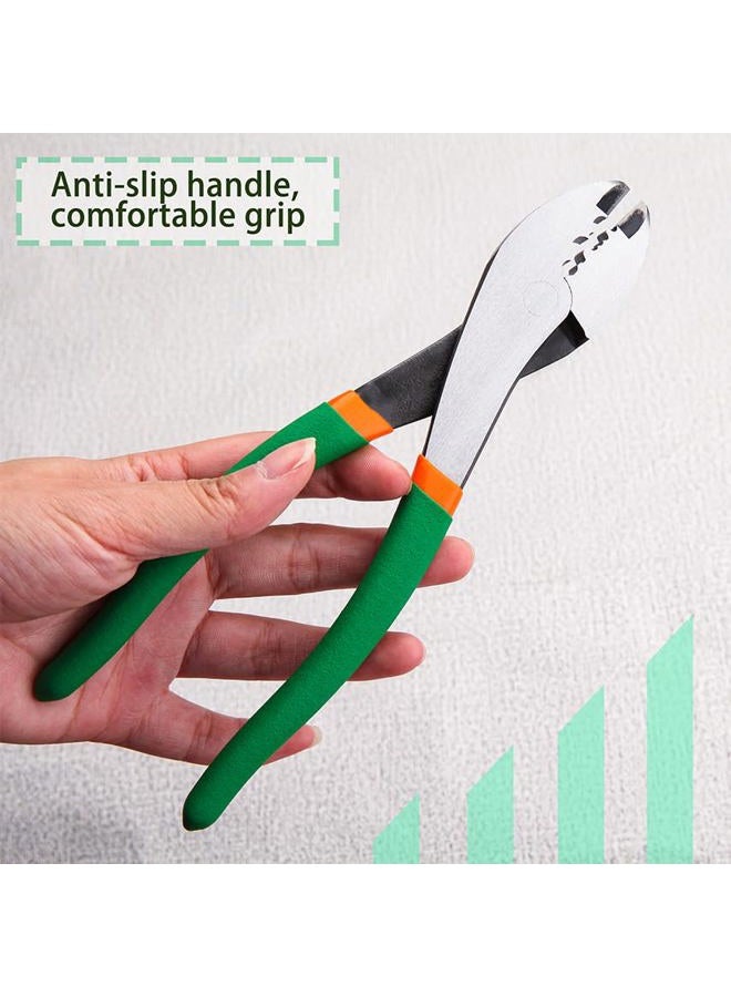 LEONTOOL Electrician's Terminal Crimp Pliers with Cutter Wire Crimping Tools Cable Wire Electrical Cutter Crimper with PVC Handle Electrical Pliers for 10 to 22 AWG Terminals and Connectors - Image 5