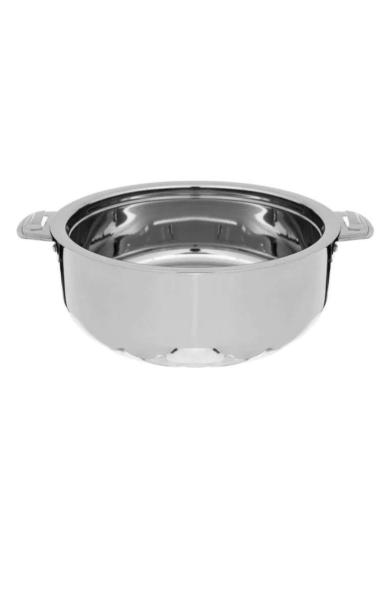 Maxima Set of Steel Maxima Aristo Containers, 8/5/3.5 Liter, 3 Pieces - Silver - Image 2