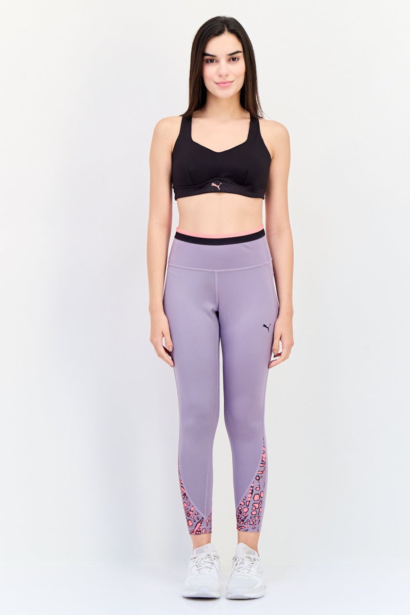 PUMA Women Tight Fit Padded Training Sports Bra, Black - Image 4