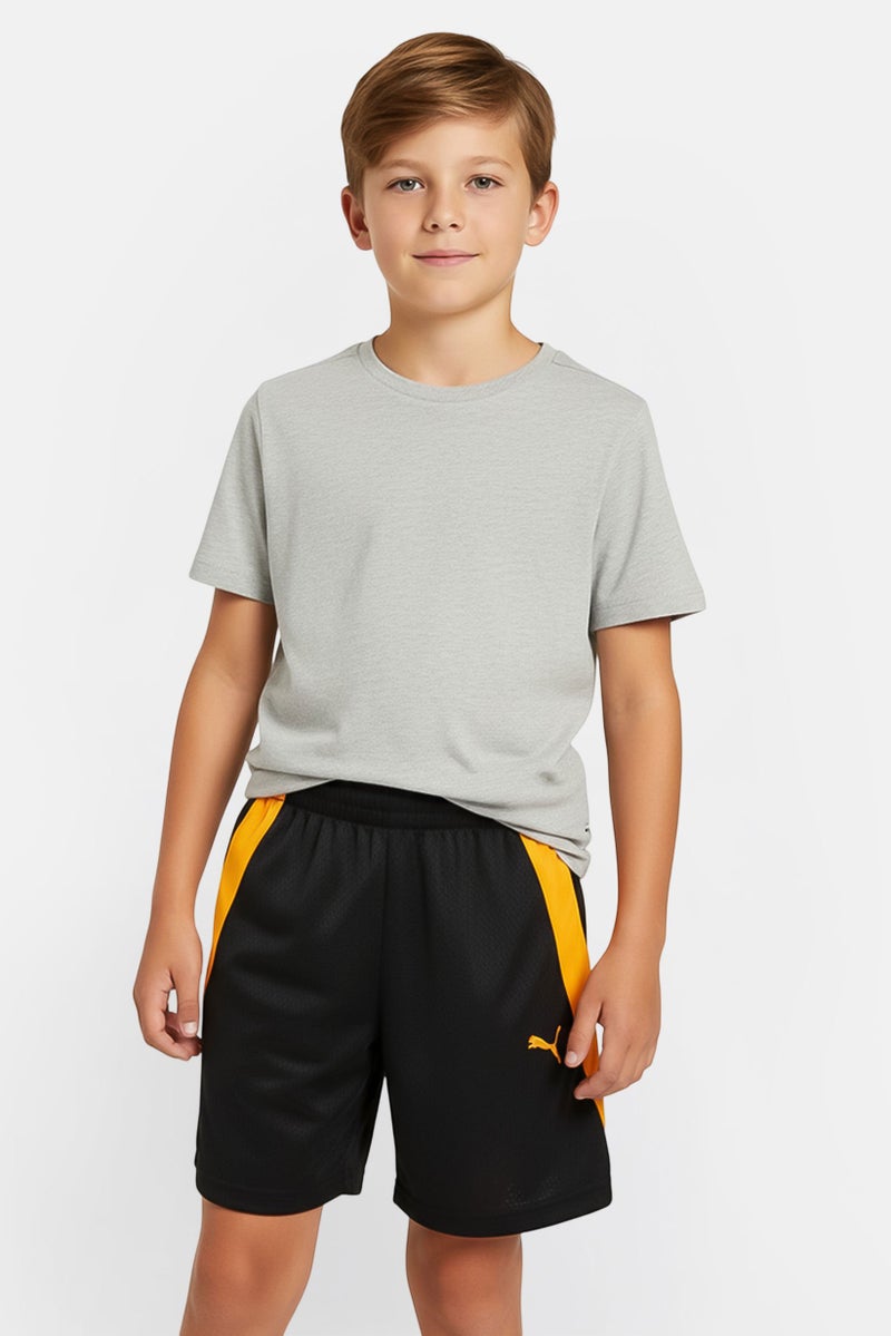 PUMA شورت تدريب للأطفال الأولاد 2 قطعة بشعار العلامة التجارية، متعدد الألوان - Image 1