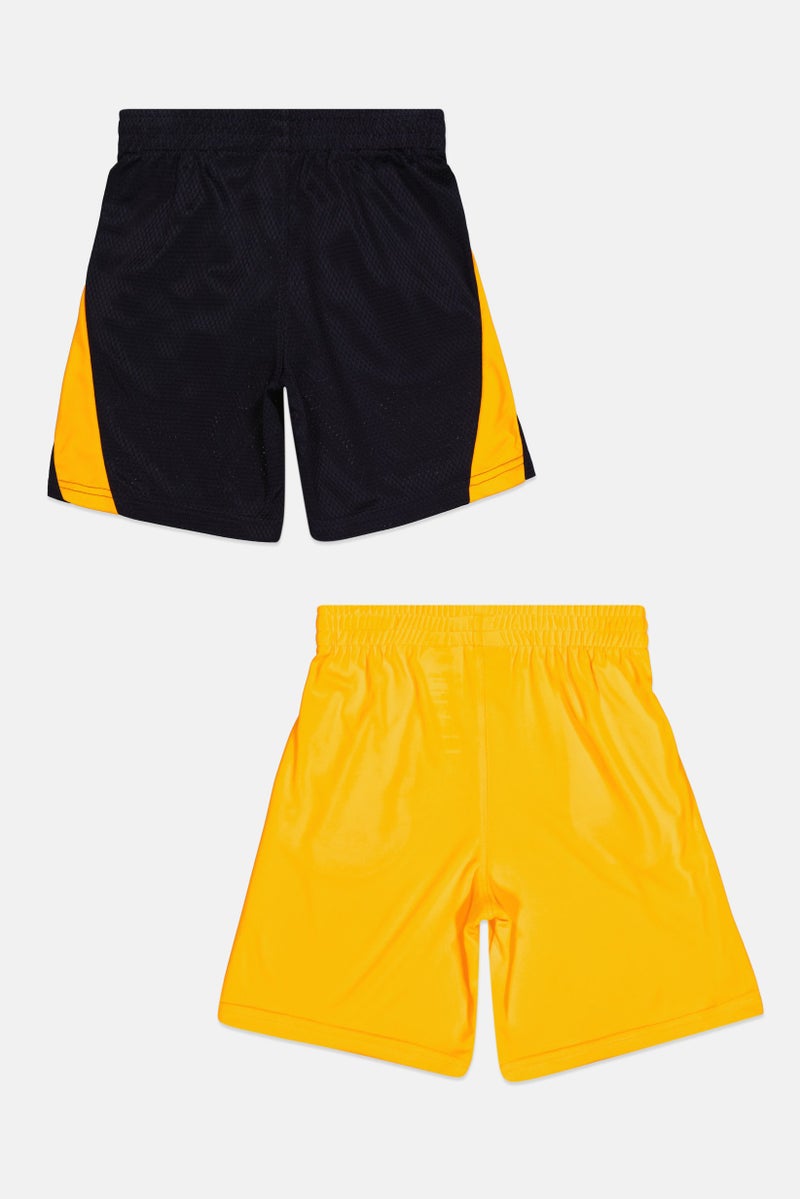 PUMA شورت تدريب للأطفال الأولاد 2 قطعة بشعار العلامة التجارية، متعدد الألوان - Image 3