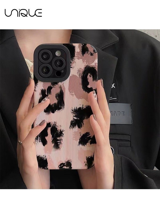 Unique Compatible iPhone 15 Pro Max Phone Lovely With Fashion Simple Cute Stripe Pattern Phone Case for Female Girl Soft Silicone Protective Case iPhone 15 Pro Max - Image 1