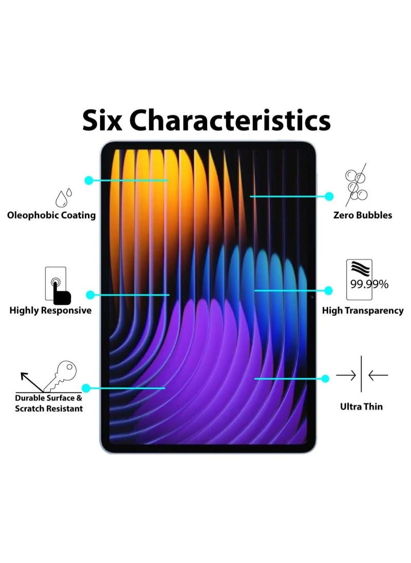 TWEGGON Screen Protector for Xiaomi Mi Pad 7, Tempered Glass Screen Protector for Xiaomi Mi Pad 7 and Mi Pad 7 Pro 11.2" Clear  - Image 3