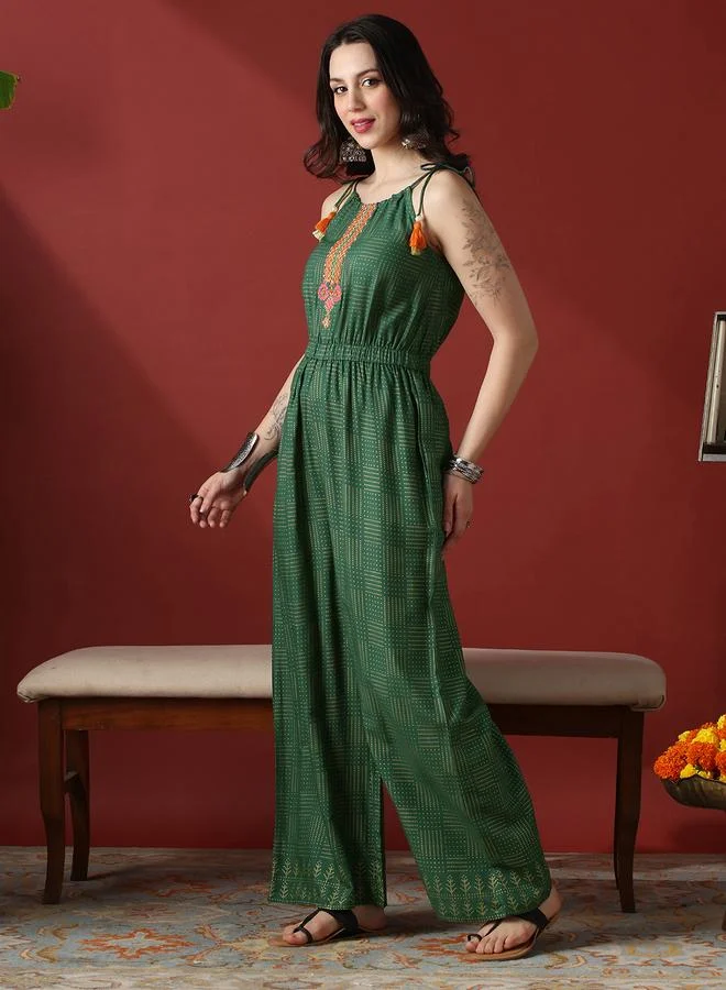 جلو باص جمبسوت مطرز بياقة أربطة