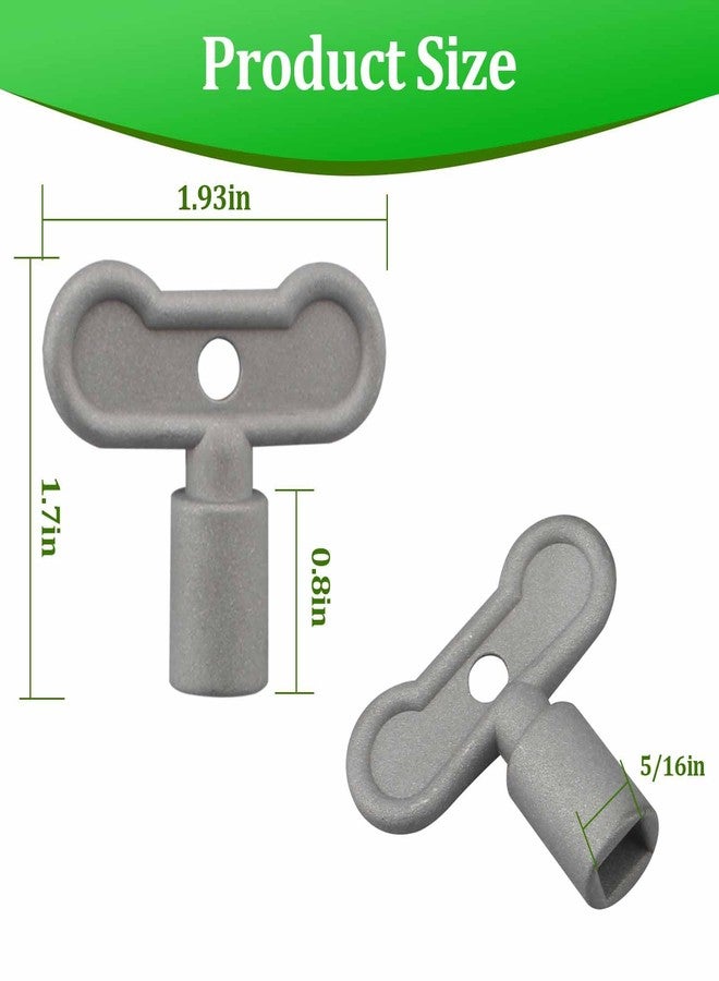 LanKstet 5/16 80132 Sillcock Water Key,Water Spigot knob Keys,Outdoor Faucet Handle,Square Stem Outside Shut Off Valve Hose Key,3 pcs - Image 2