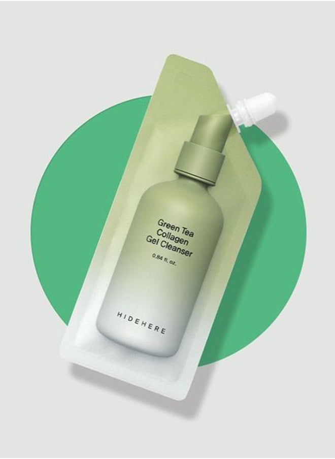 HIDEHERE Green Tea Collagen Gel Cleanser  - Image 3