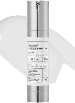 VT COSMETICS VT Cosmetics Set – Reedle Shot 100 Essence 50ml + Reedle Shot 300 Essence (3x1ml) – Hydrating, Nourishing, and Firming Korean Skincare for All Skin Types  - Image 3