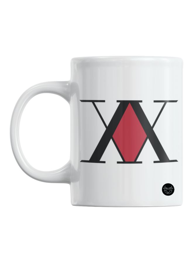 Phone Planet Hunter X Hunter Printed Mug White/Red/Black