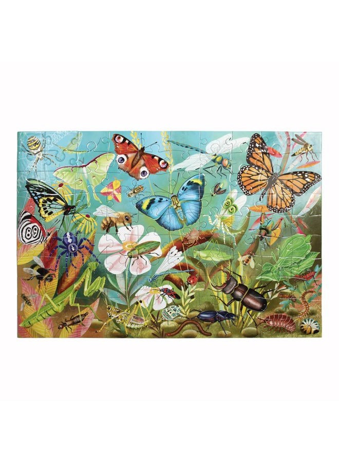eeboo : Love of Bugs - 100 Piece Puzzle - 24 x 16 Kids Jigsaw, Glossy Pieces, Children Ages 5+ - Image 3