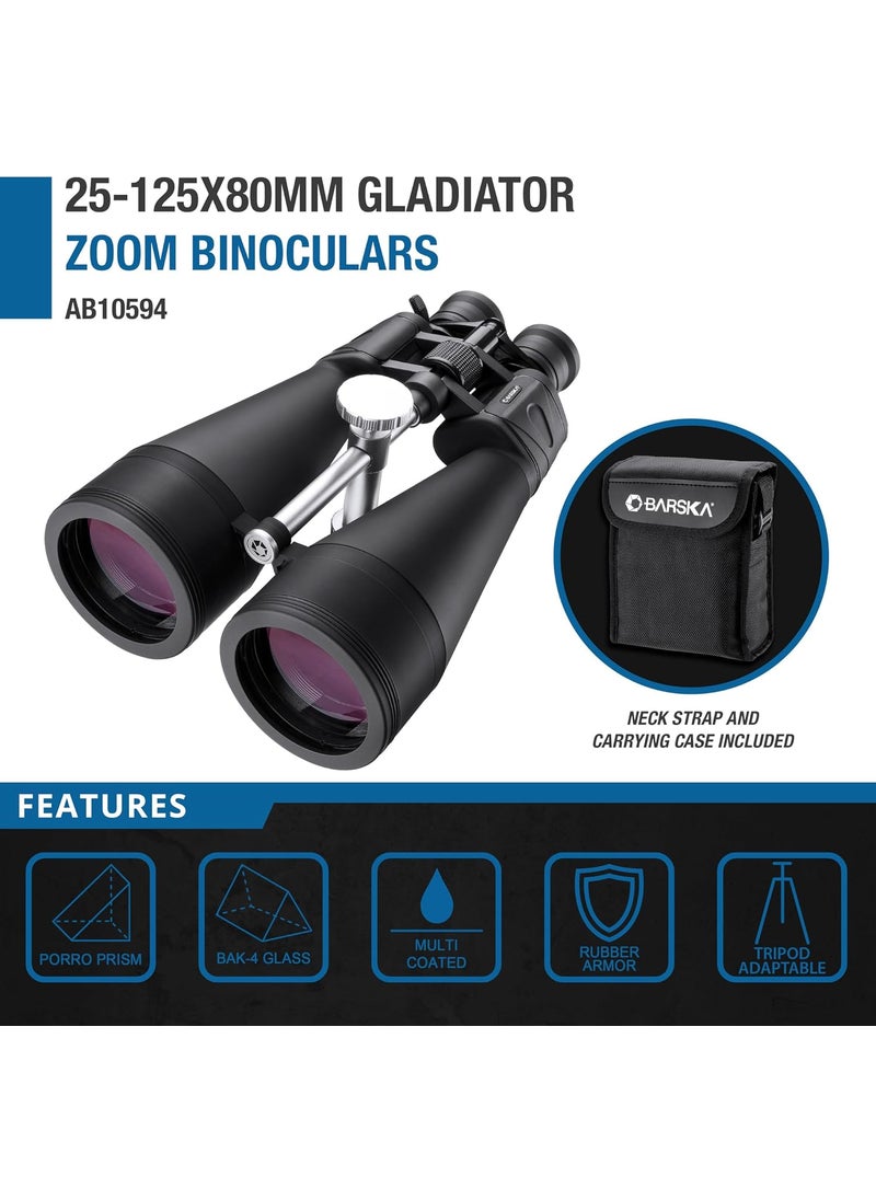 BARSKA Barska Gladiator Zoom Binoculars with Tripod Adaptor for Astronomy Birding Sports Long Range Viewing etc  - Image 2