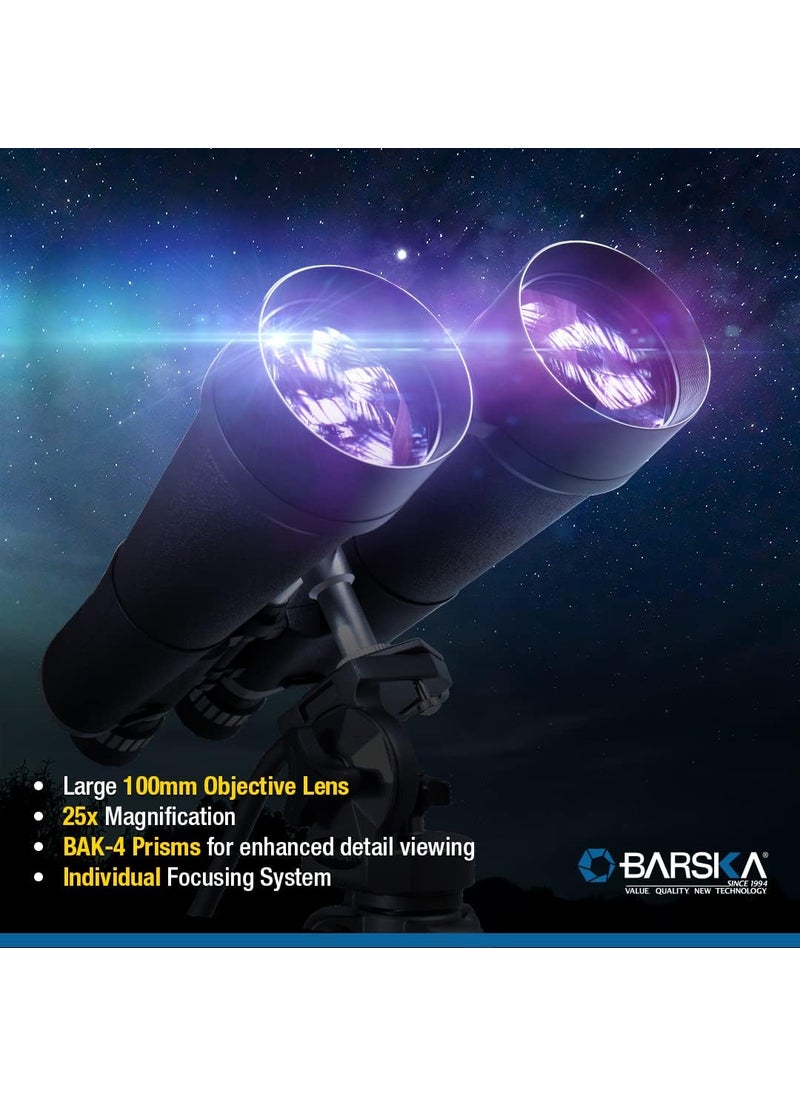 BARSKA Barska Gladiator Zoom Binoculars with Tripod Adaptor for Astronomy Birding Sports Long Range Viewing etc  - Image 3