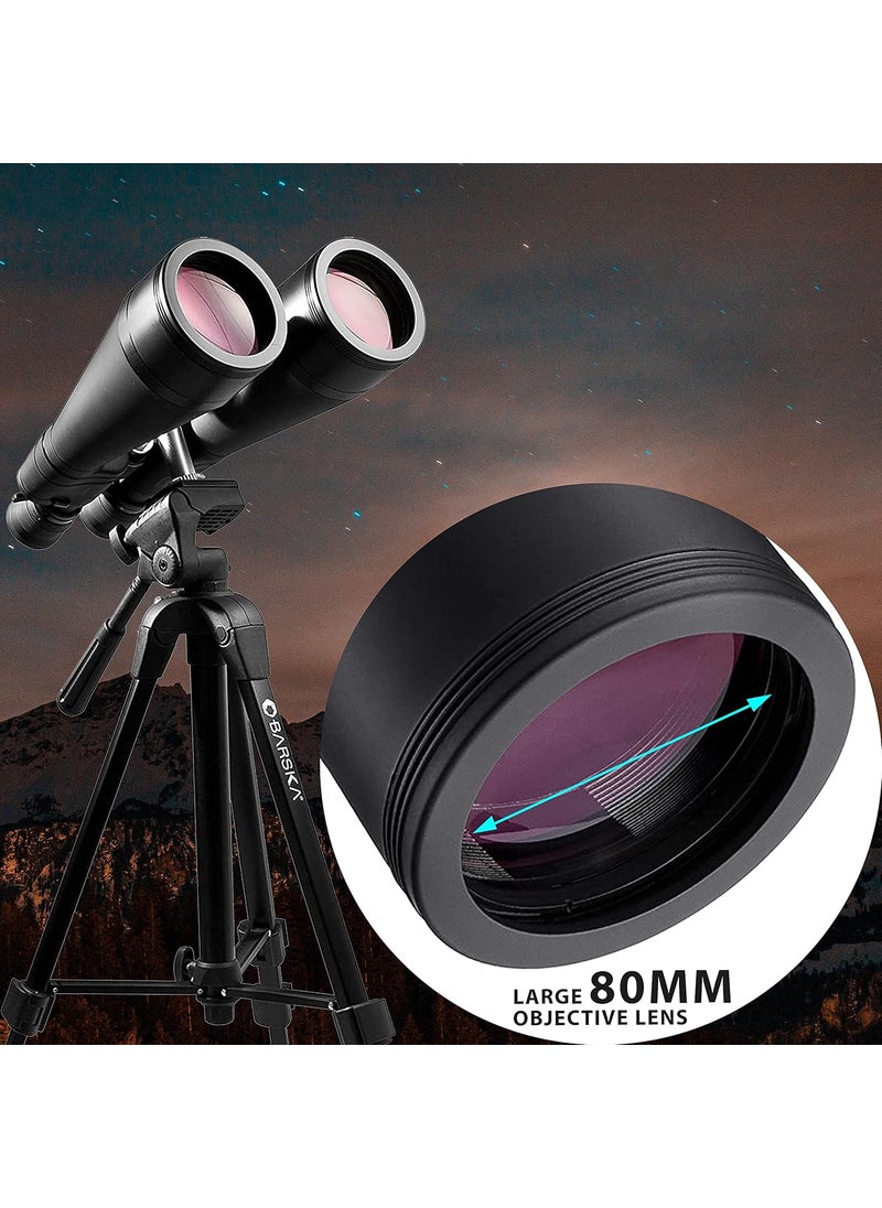 BARSKA Barska Gladiator Zoom Binoculars with Tripod Adaptor for Astronomy Birding Sports Long Range Viewing etc  - Image 4