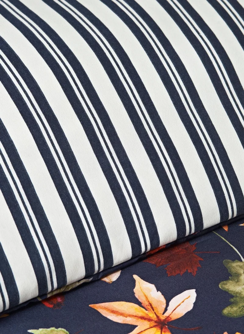 Matalan Navy Autumn Foliage Duvet Set