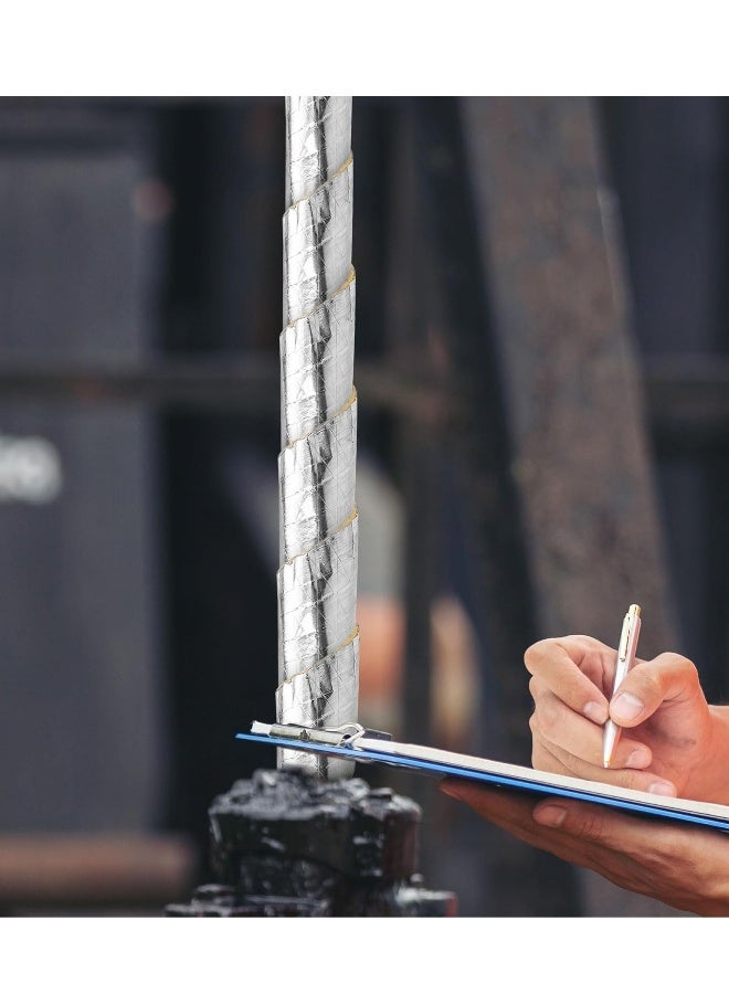 Fiberglass Pipe Insulation Wrap with Foil Back, 32.8 Ft Ceramic Foam Strip for Indoor/Outdoor Pipe Insulation, Ideal for Freezing Weather - 2 Pack - Image 5