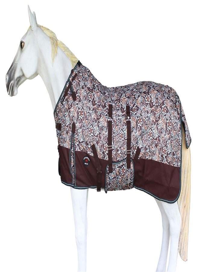 Challenger 80" 1200D Turnout Waterproof Rain Horse Sheet Light Winter Blanket 395B - Image 1