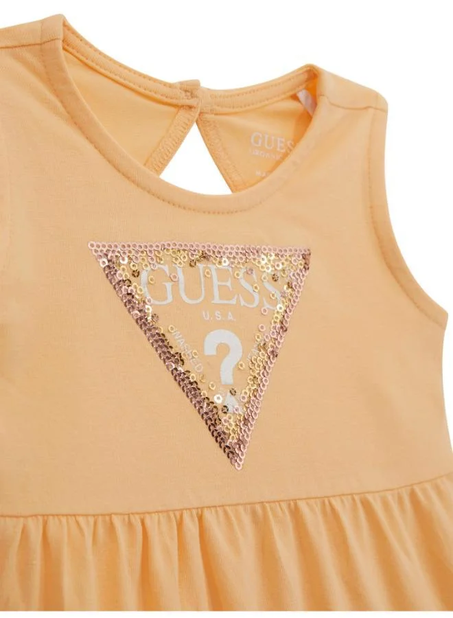 GUESS Kids Sangallo Dress And Pantie Sets