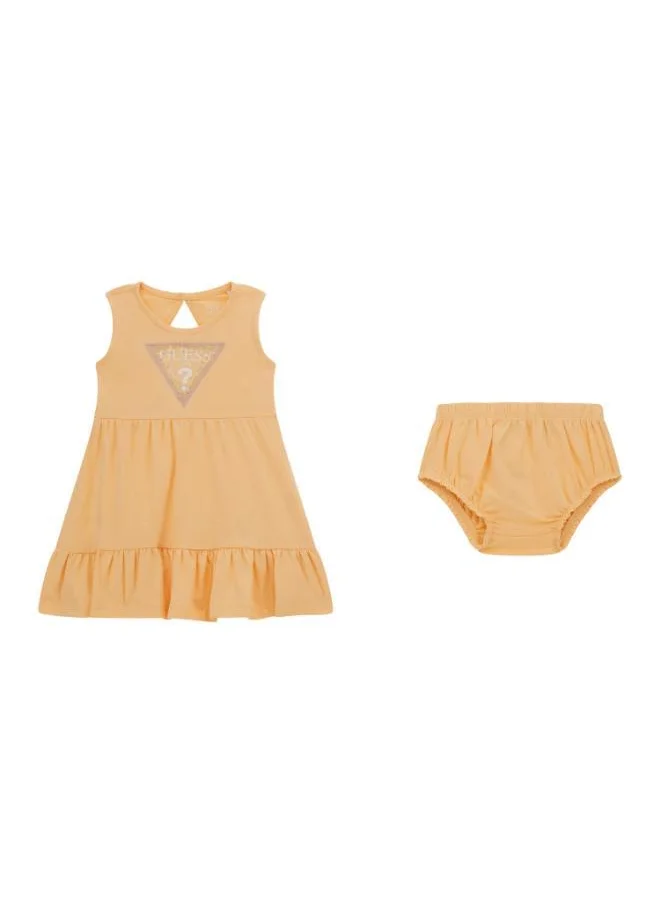 GUESS Kids Sangallo Dress And Pantie Sets