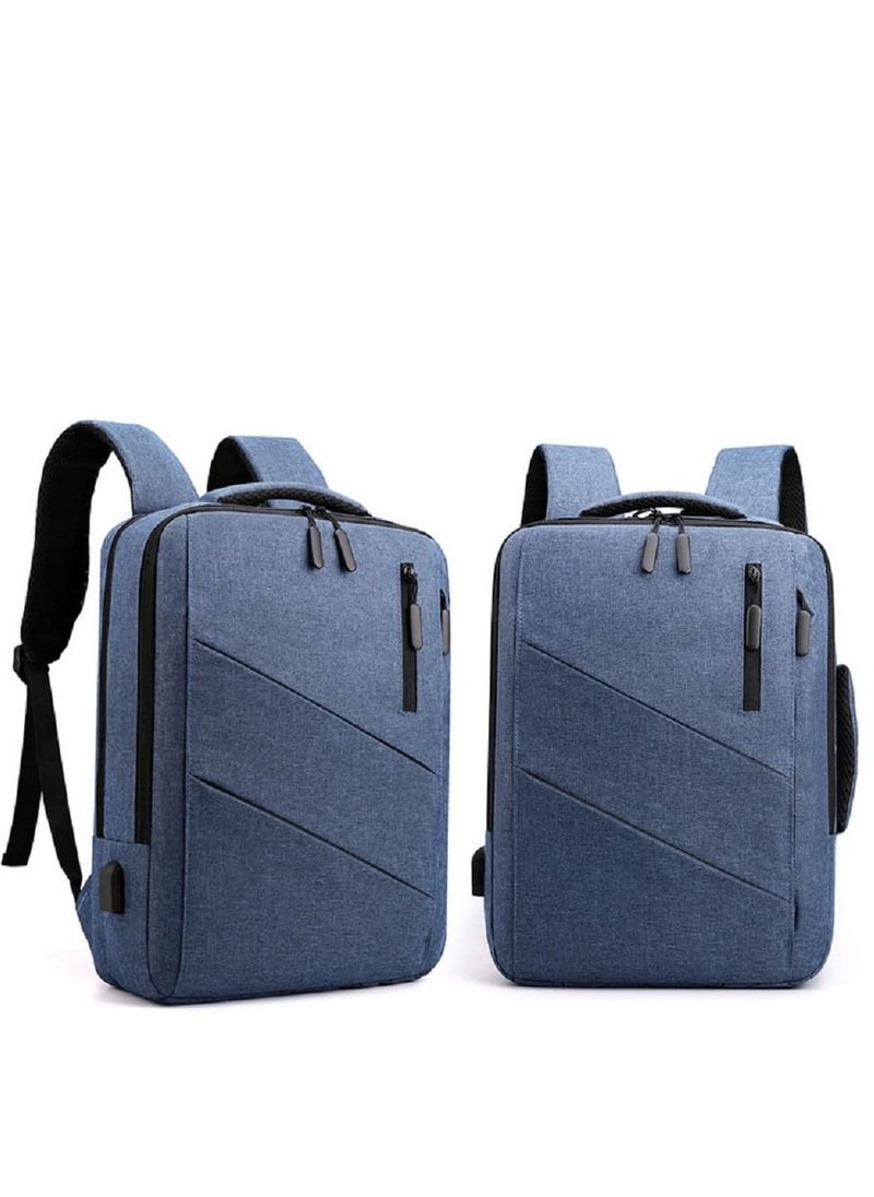 Arabest - Business Laptop Backpack Portable Business Bag with USB Charger Port Handle Laptop Bag Fits 15.6 Inch Computer for School Students Daypack - Image 1