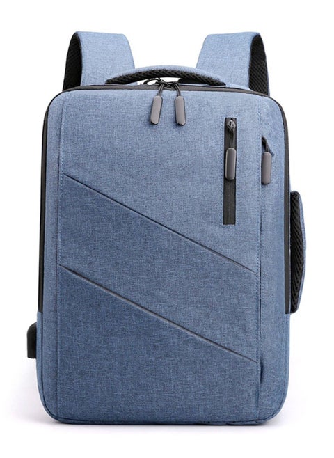 Business Laptop Backpack Portable Business Bag with USB Charger Port Handle Laptop Bag Fits 15.6 Inch Computer for School Students Daypack