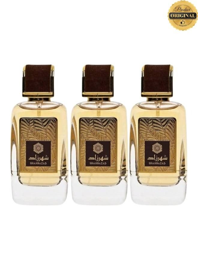Lattafa 3 Pieces Shahrazad Perfume 100ML - Image 1