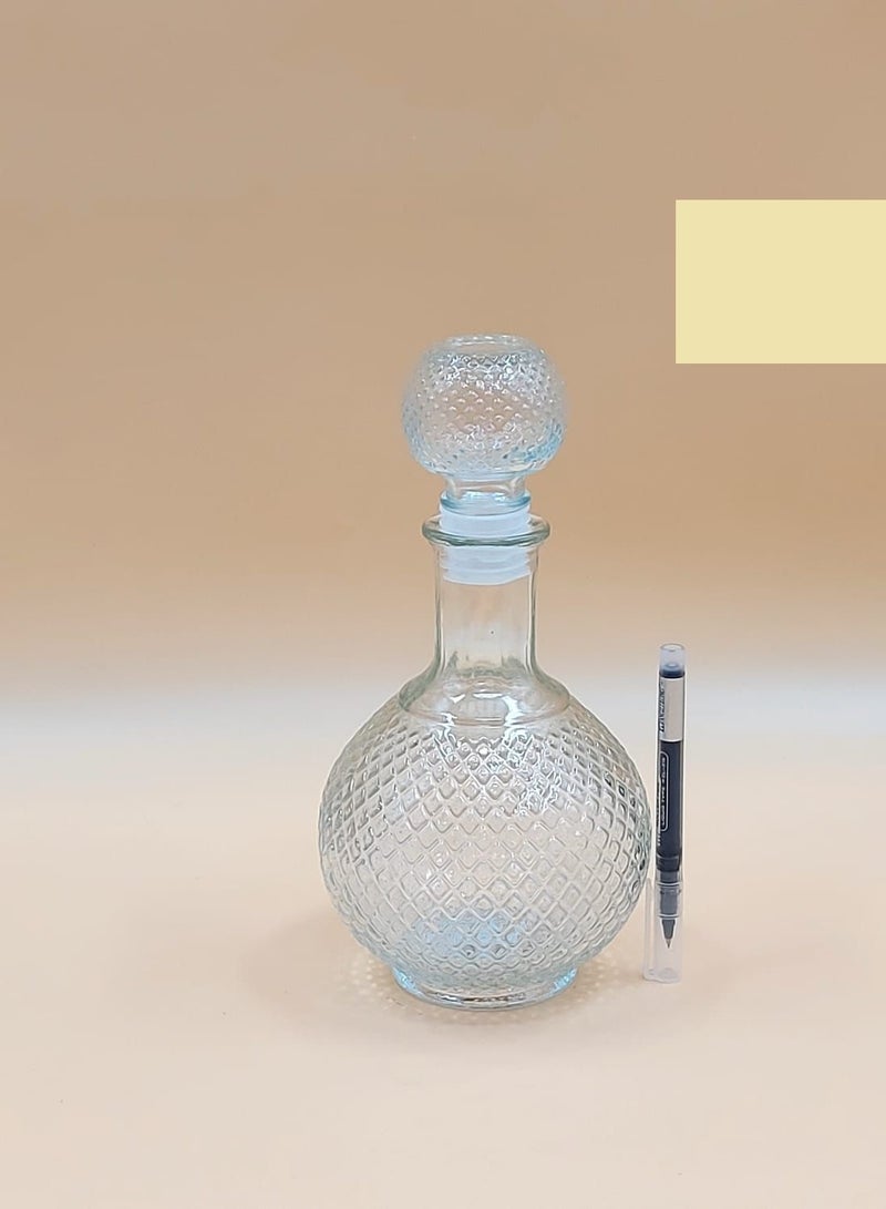 1000ml Diamond Engraved Design Jar