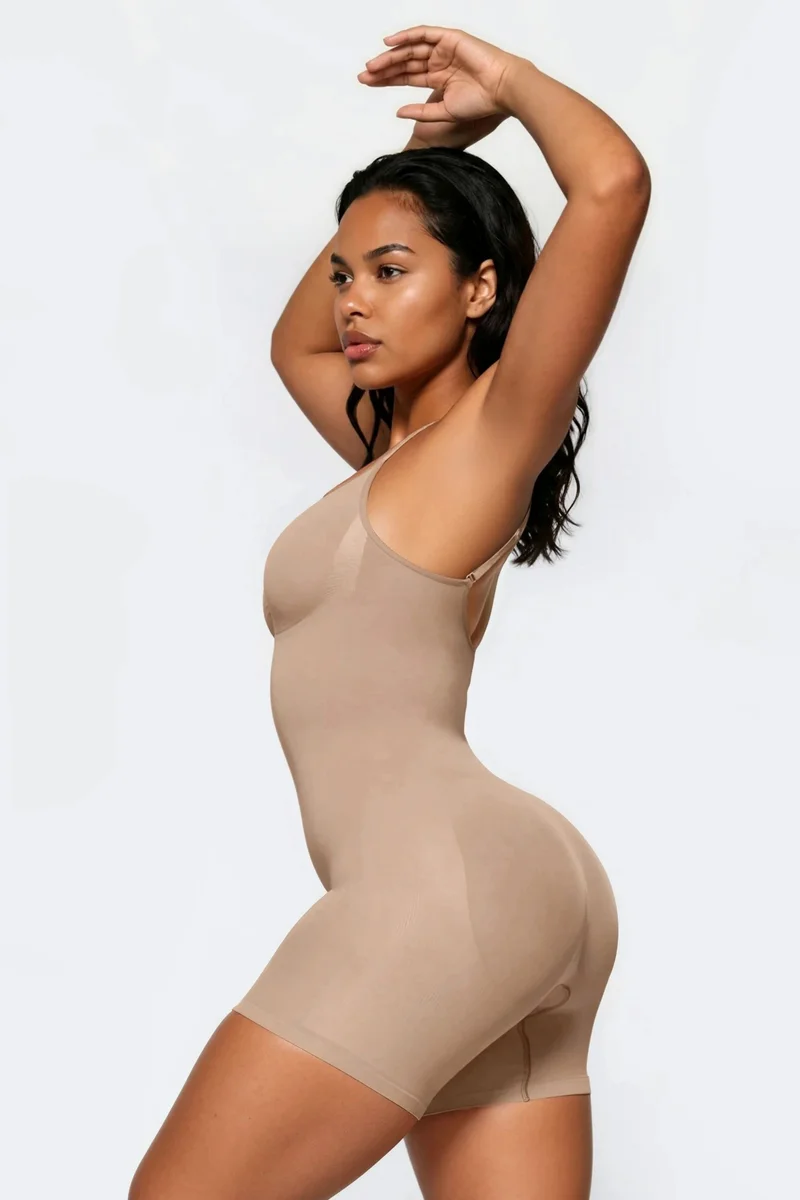 Hiccup Premium Seamless Extra Firm Mid-Thigh Bodysuit Shapewear